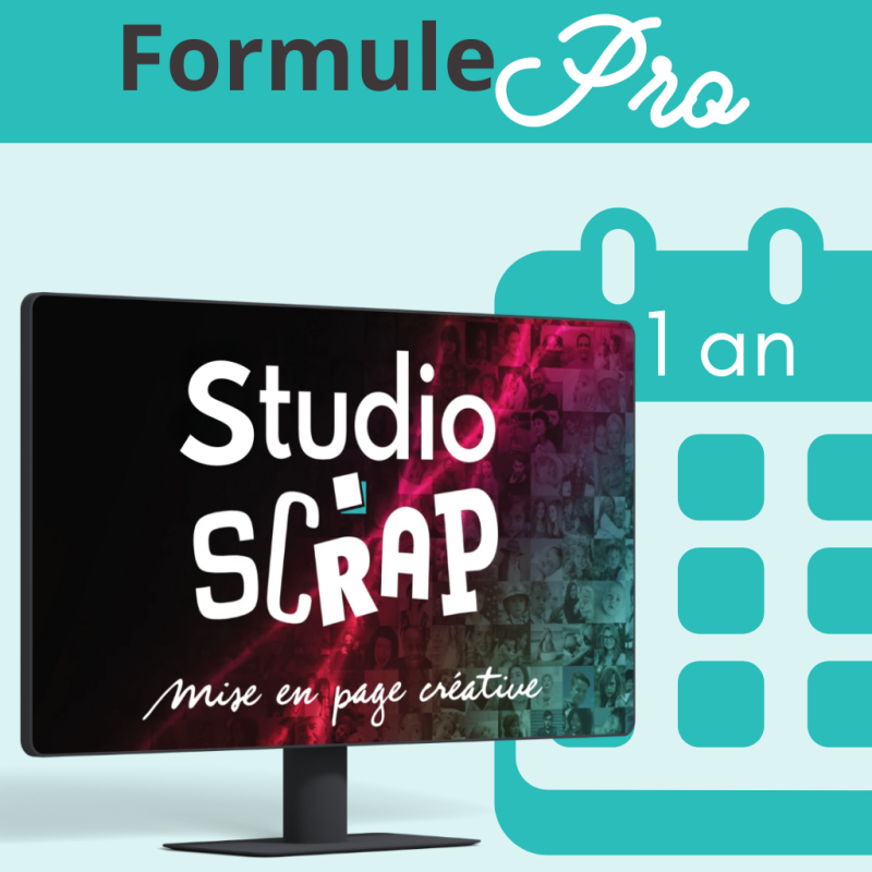 Studio-Scrap - Pro - 1 an Studio-Scrap - Pro - 1 an