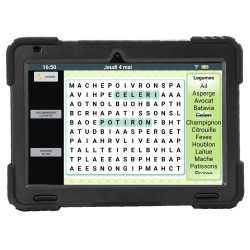 Facilotab XXL - WiFi - 128 Go - Android 13 - Très grand écran -  Coque renforcée- Tablette pour Seniors - reconditionnée