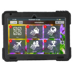Facilotab XXL - WiFi - 128 Go - Android 13 - Très grand écran -  Coque renforcée- Tablette pour Seniors - reconditionnée