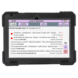 Facilotab XXL - WiFi - 128 Go - Android 13 - Très grand écran -  Coque renforcée- Tablette pour Seniors - reconditionnée