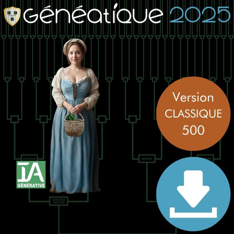 Mise à Jour Généatique 2025 Classique en téléchargement Mise à Jour Généatique 2025 Classique en téléchargement