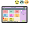 Facilotab Nomad, WiFi + 4G, 128GB, Android 14, Vereenvoudigde tablet voor senioren