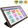 Facilotab Nomad, WiFi + 4G, 128Go, Android 14, Tablette simplifiée pour Seniors