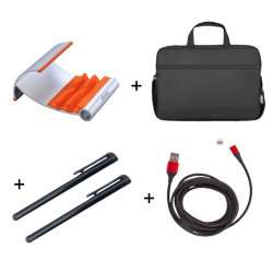 Pack Support Alu + Sacoche + Stylets + Cable magnétique