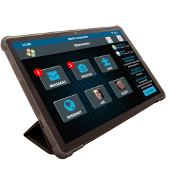 Facilotab XXL Nomad - WiFi + 4G - 256Go - Android 15 - Très grand écran - Tablette simplifiée pour Seniors