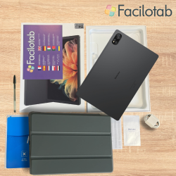 Facilotab XXL Nomad - WiFi + 4G - 256Go - Android 15 - Très grand écran - Tablette simplifiée pour Seniors