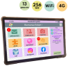 Facilotab XXL Nomad - WiFi + 4G - 256Go - Android 15 - Très grand écran - Tablette simplifiée pour Seniors