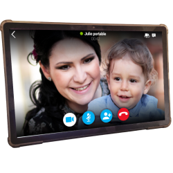 Facilotab XXL Nomad - WiFi + 4G - 256Go - Android 15 - Très grand écran - Tablette simplifiée pour Seniors
