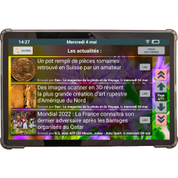 Facilotab Nomad, WiFi + 4G, 128 GB, Android 15, vereinfachtes Tablet für Senioren