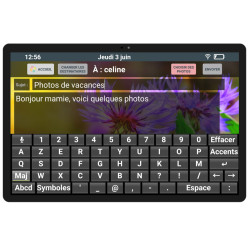 Facilotab Nomad, WiFi + 4G, 128 GB, Android 15, vereinfachtes Tablet für Senioren