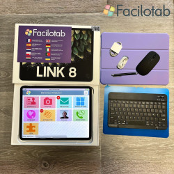 Facilotab XXL Classic- WiFi 256Go - Android 15 - Très grand écran - Tablette simplifiée pour Seniors