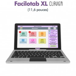 Tablette senior Facilotab XL WiFi avec clavier