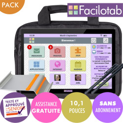 Pack Facilotab L Rubis with...