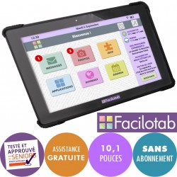 Tablette senior Facilotab L Onyx WiFi/4G