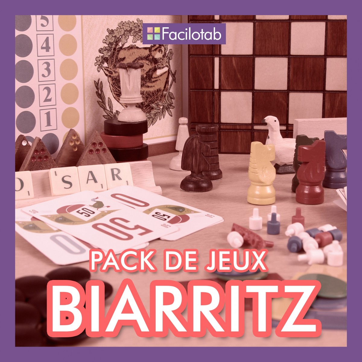 Pack de jeux "Biarritz"