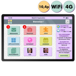 Tablette tactile senior Facilotab XXL WIFI - Informatique - Tous Ergo