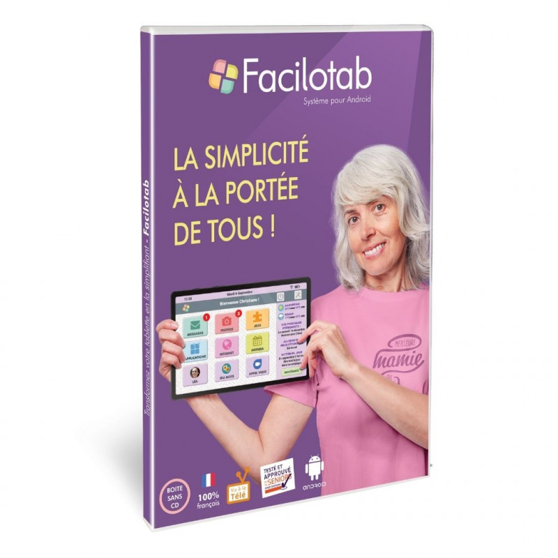 Tablette senior : La tablette facile - Facilotab