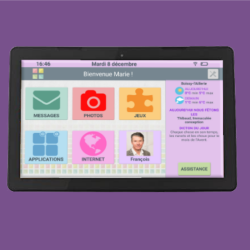 Facilotab XXL - WiFi - 32 Go - Android 10 - Très grand écran - Etui  - Reconditionnée - Comme neuve