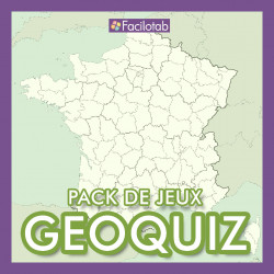 Pack de jeux "GéoQuiz"
