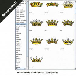 Mise à jour de Héraldique 9 vers Héraldique 10 en CD-Rom