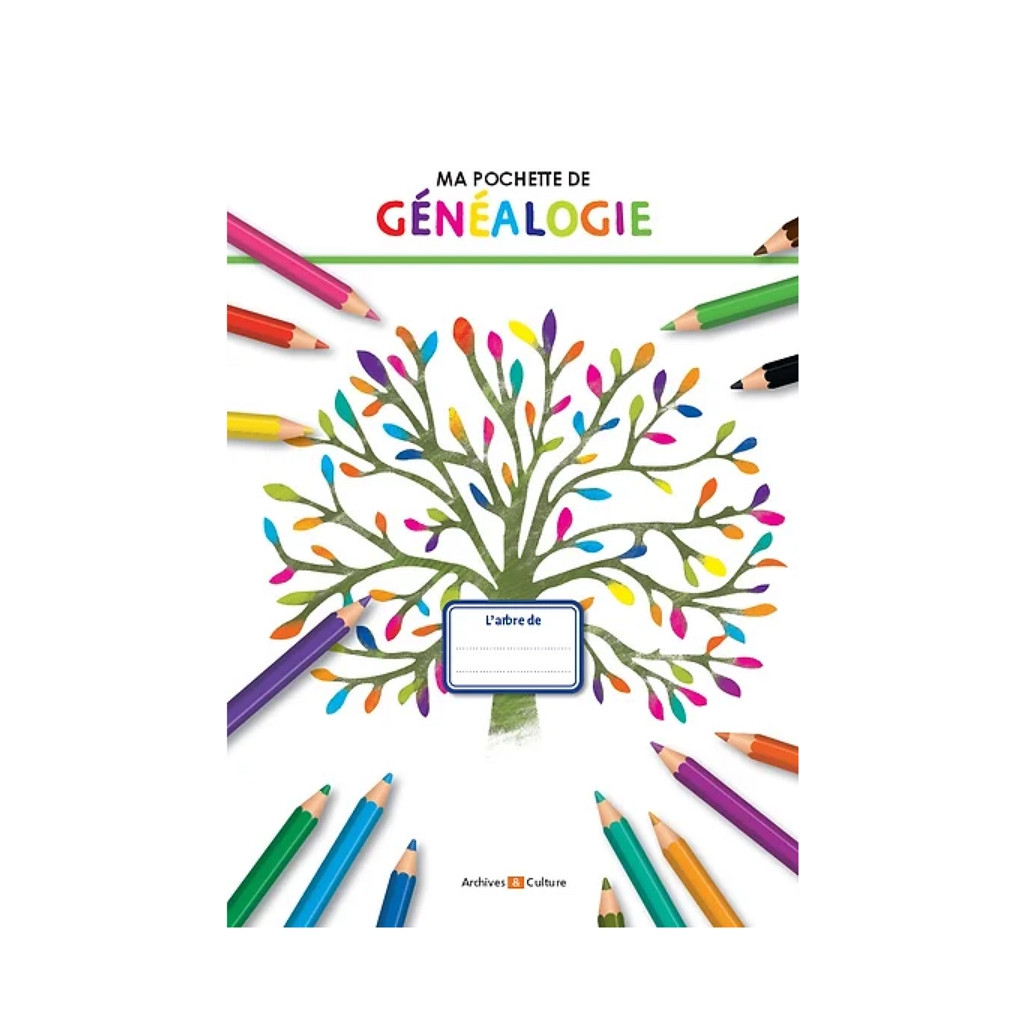 Pack Ma pochette de généalogie + Mon arbre généalogique relié
