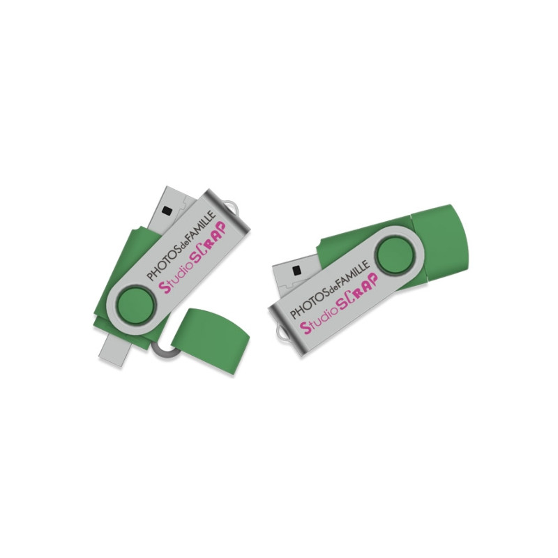 Clé USB 16 Go avec Généatique 2021 - Pour enregistrer votre généalogie