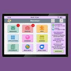 Facilotab L Rubis 2023 - WiFi/4G - 64 Go - Android 11 - Etui - Reconditionnée - Comme Neuve