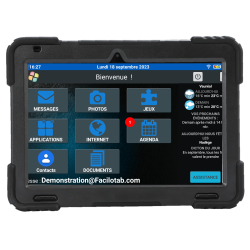 tablette dans sa coque anti-choc