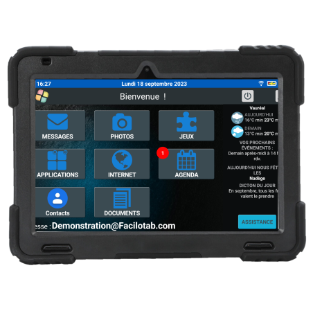 tablette dans sa coque anti-choc