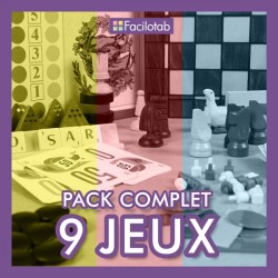 Pack de 9 jeux Facilotab