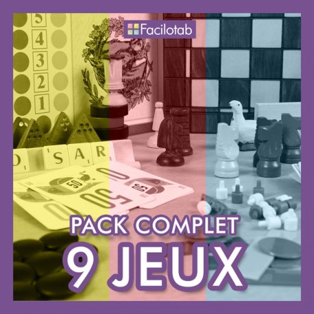 Pack de 9 jeux Facilotab Pack de 9 jeux Facilotab
