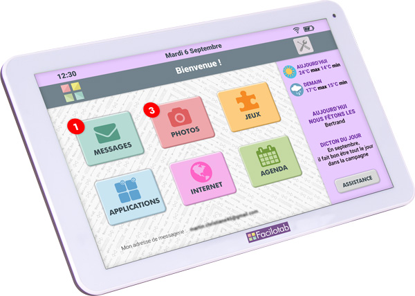 Numérique. Facilotab, la tablette qui plaît aux grands-parents
