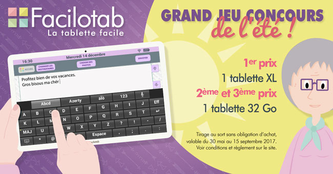 Grand jeu concours de l'été Facilotab