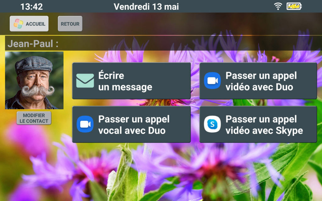 fiche contacts facilotab