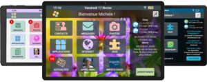 Tablette pour les seniors
