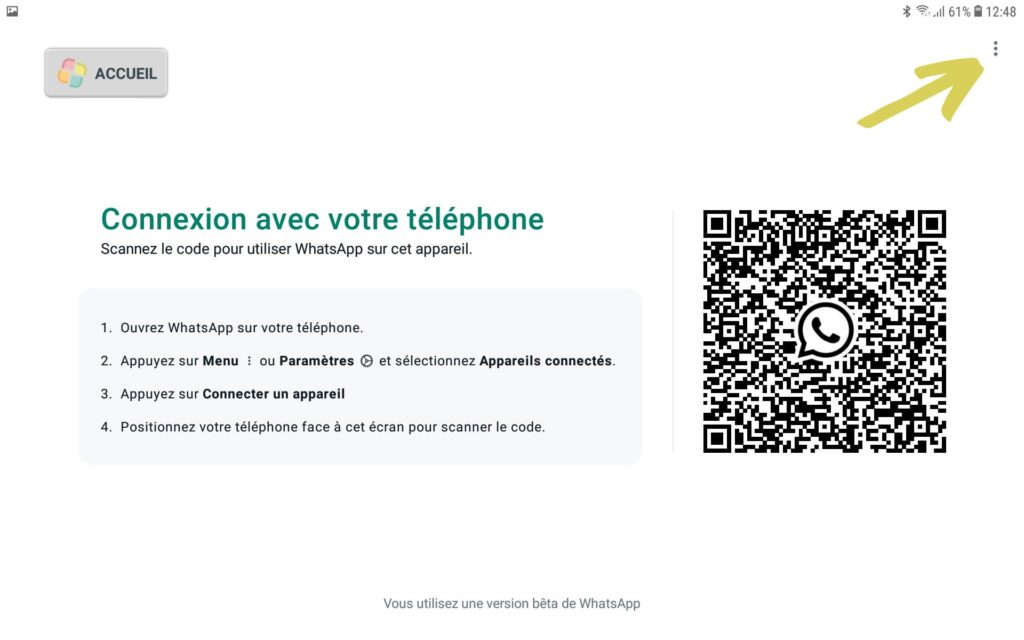 WhatsApp nouveau compte